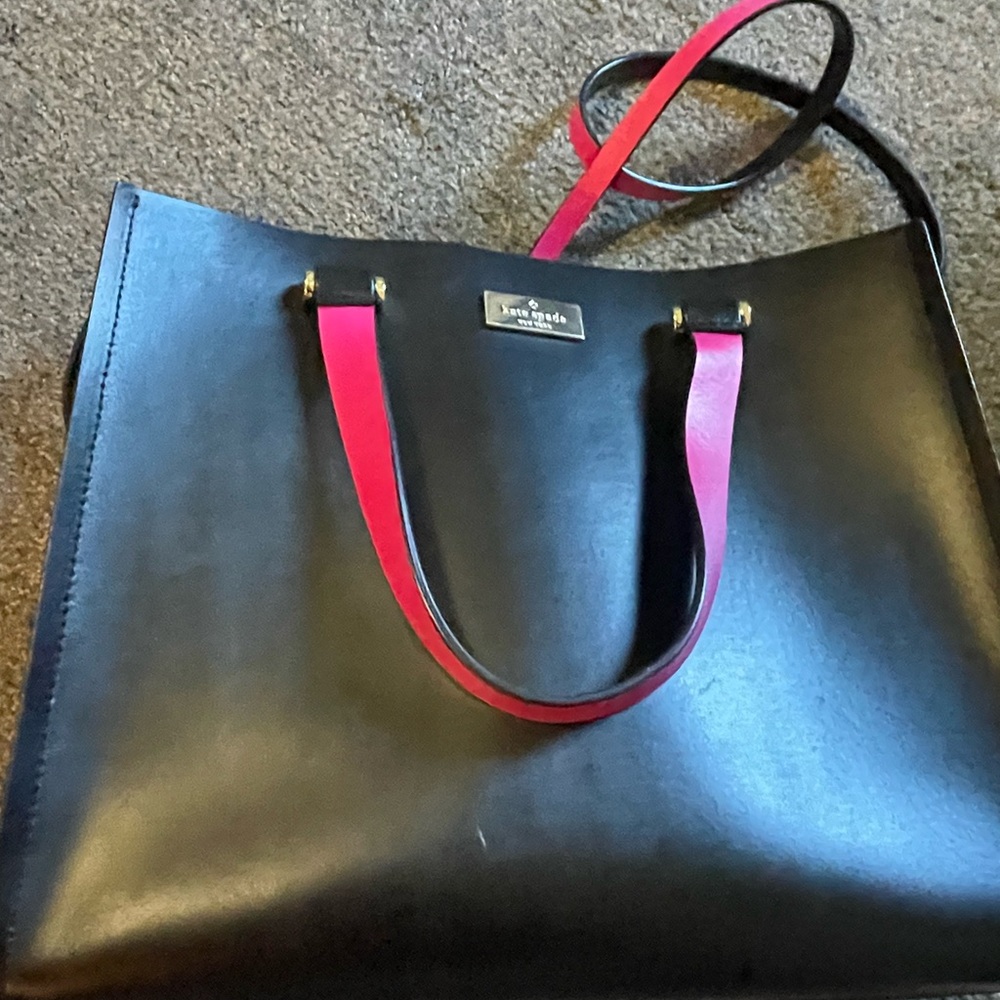 Kate Spade Black and Pink Tote Bag - Picture 5 of 7
